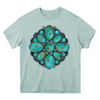Arona turquoise gemstone Heavy Core Tee - Artiststas