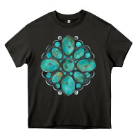 Asphalt turquoise gemstone Heavy Core Tee - Artiststas