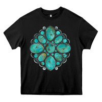 Black turquoise gemstone Heavy Core Tee - Artiststas