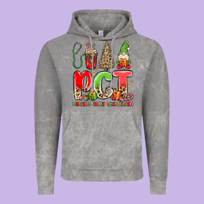 Pct Patient Care Technician Christmas Vintage Hoodie Designed By Maliassmallbusiness