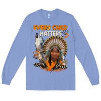 Colony Blue every child matters child and wolf Long Sleeve Tee - BarkalooDesign