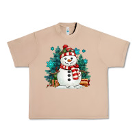 Burro christmas snowman Urban Heavy Tee - MaliasSmallBusiness