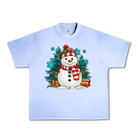 Grape Ice christmas snowman Urban Heavy Tee - MaliasSmallBusiness