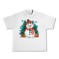 Lunar Rock christmas snowman Urban Heavy Tee - MaliasSmallBusiness