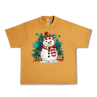 Peanut Butter christmas snowman Urban Heavy Tee - MaliasSmallBusiness