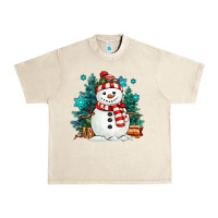Sandshell christmas snowman Urban Heavy Tee - MaliasSmallBusiness