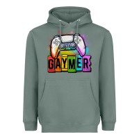Sage gaymer lgbtq gaming Heavyweight Hoodie - OliviaCreatesArt