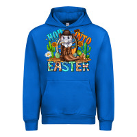 Cobalt Hop Into Easter Bunny Western Urban Hoodie - CowhideDigitalArt
