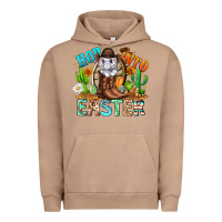 Pigment Burro Hop Into Easter Bunny Western Urban Hoodie - CowhideDigitalArt