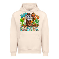 Sandshell Hop Into Easter Bunny Western Urban Hoodie - CowhideDigitalArt