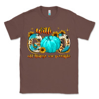 Chestnut with god all things are possible  copy Classic Tee - MaliasSmallBusiness