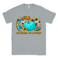 Heather Grey with god all things are possible  copy Classic Tee - MaliasSmallBusiness