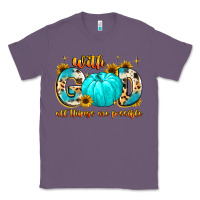 Lavender with god all things are possible  copy Classic Tee - MaliasSmallBusiness