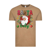 Vintage Coffee Santa baby Christmas Vintage Tee - NancyCooperArtShop
