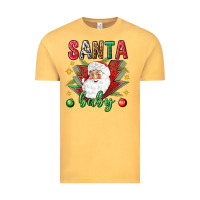 Vintage Mustard Santa baby Christmas Vintage Tee - NancyCooperArtShop