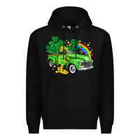Black western truck St. Patrick's Day Premium Hoodie - HowdyJamesFarm