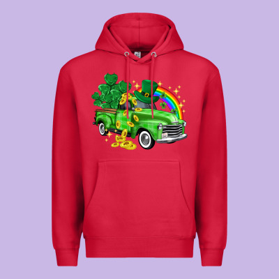 Western Truck St. Patrick's Day Premium Hoodie Designed By Howdyjamesfarm