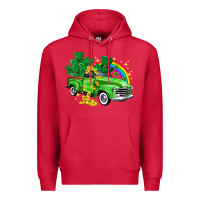 Cardinal western truck St. Patrick's Day Premium Hoodie - HowdyJamesFarm