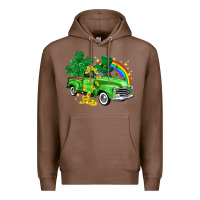 Chestnut western truck St. Patrick's Day Premium Hoodie - HowdyJamesFarm