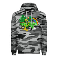 Slate Camo western truck St. Patrick's Day Premium Hoodie - HowdyJamesFarm