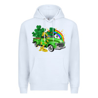 White western truck St. Patrick's Day Premium Hoodie - HowdyJamesFarm