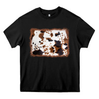 Black cowhide background Heavy Core Tee - AdoDesignShop