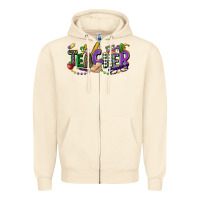 Sandshell teacher mardi gras Zipper Hoodie - CowGirlArtShop