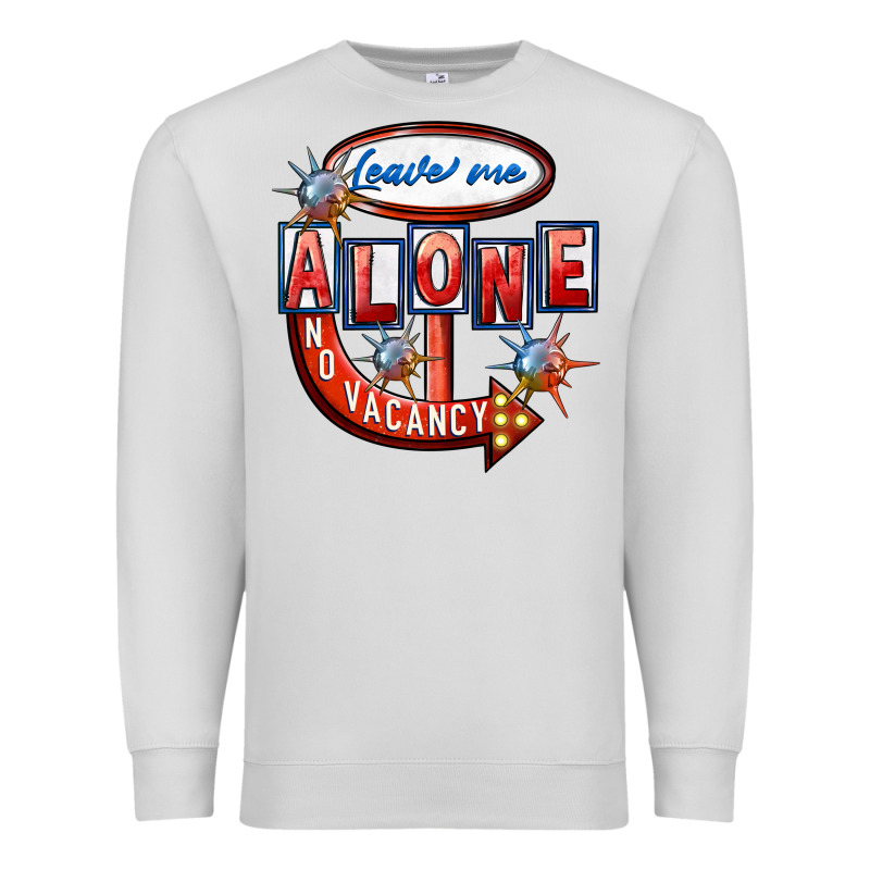 Leave Me Alone Anti Valentine's Day Premium Sweatshirt by FaDigitalArtStudio | Teevron
