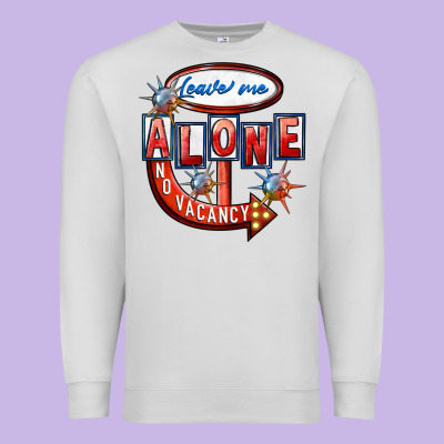 Leave Me Alone Anti Valentine's Day Premium Sweatshirt Designed By Fadigitalartstudio