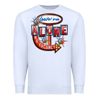 White Leave me alone anti Valentine's Day Premium Sweatshirt - FaDigitalArtStudio