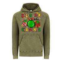 Vintage Olive balls deep into christmas Vintage Hoodie - MaliasSmallBusiness