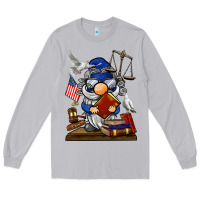 Moon Dust judge  gnome Long Sleeve Tee - BarkalooDesign