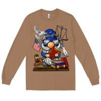 Toasted Coconut judge  gnome Long Sleeve Tee - BarkalooDesign