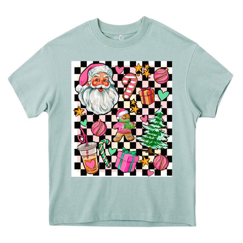 Pink Christmas Elementary Heavy Core Tee by AdoDesignShop | Teevron