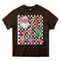 Chocolate Brown pink christmas elementary Heavy Core Tee - AdoDesignShop