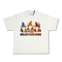Pistachio Happy Hallothanksmas Urban Heavy Tee - MaliasSmallBusiness