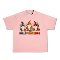 Salmon Happy Hallothanksmas Urban Heavy Tee - MaliasSmallBusiness