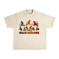 Sandshell Happy Hallothanksmas Urban Heavy Tee - MaliasSmallBusiness
