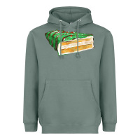 Sage green christmas cake fa element 1 Heavyweight Hoodie - FaDigitalArtStudio
