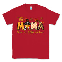 Red this mama loves her little turkeys Classic Tee - MaliasSmallBusiness