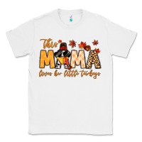White this mama loves her little turkeys Classic Tee - MaliasSmallBusiness