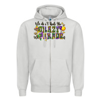 Dove Grey we dont hide the crazy we parade it Zipper Hoodie - CowGirlArtShop