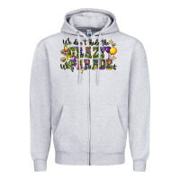 Heather Grey we dont hide the crazy we parade it Zipper Hoodie - CowGirlArtShop