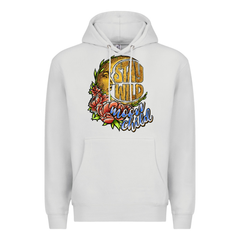 Stay Wild Moon Child Premium Hoodie by JahusDesignShop | Teevron