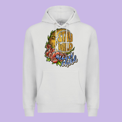 Stay Wild Moon Child Premium Hoodie Designed By Jahusdesignshop