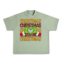 Oil Green christmas grinch heart hands Urban Heavy Tee - MaliasSmallBusiness