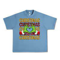 Pebble Blue christmas grinch heart hands Urban Heavy Tee - MaliasSmallBusiness