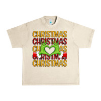 Sandshell christmas grinch heart hands Urban Heavy Tee - MaliasSmallBusiness