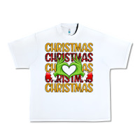 White christmas grinch heart hands Urban Heavy Tee - MaliasSmallBusiness