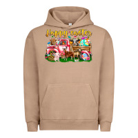 Pigment Burro Happy Easter Animal Car Urban Hoodie - CowhideDigitalArt